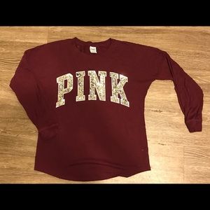 PINK Long Sleeve w/ Sequins